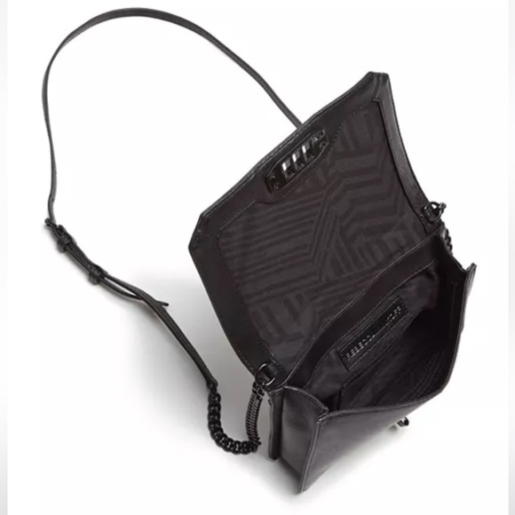 Rebecca Minkoff - Small Love Chevron Quilt Leather Crossbody Bag - Picture 3 of 6